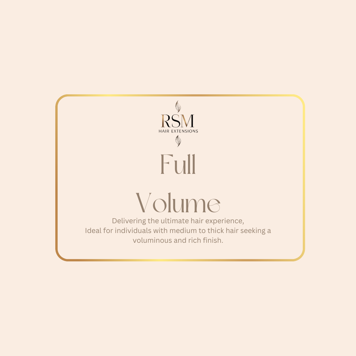 Full Volume Hair Extensions